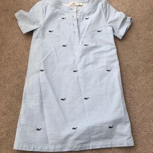 Vineyard vine cotton whale dress size 7